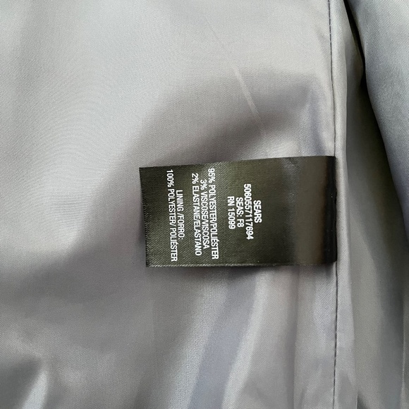 Simply Styled by Sears Gray Pea Coat Medium - Picture 6 of 8